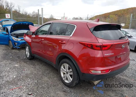 2017 Kia Sportage Lx from USA, damaged, VIN KNDPMCAC7H7085886